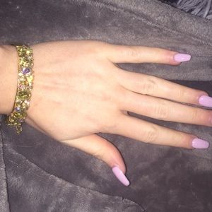 Vintage Bracelet Gold Diamond Design